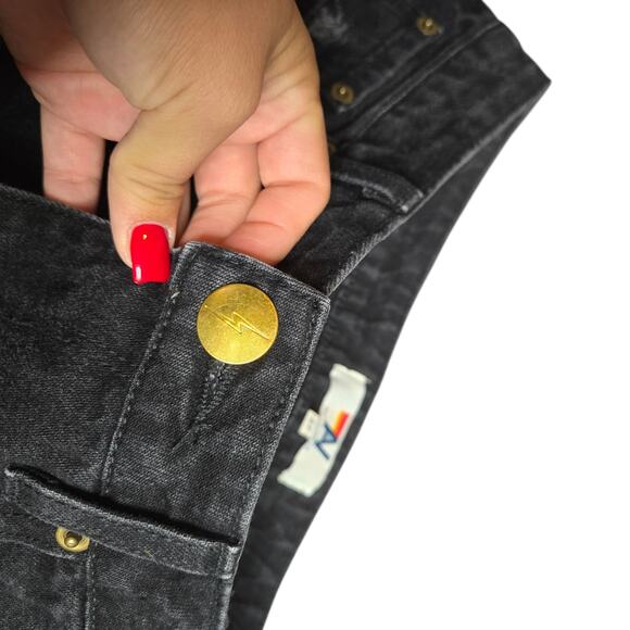 Aviator Nation Mid Rise Canyon Jean in Vintage Black Size: 27 - Picture 4 of 5